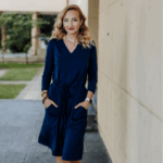 SUKIENKA ANIELA GRANATOWA